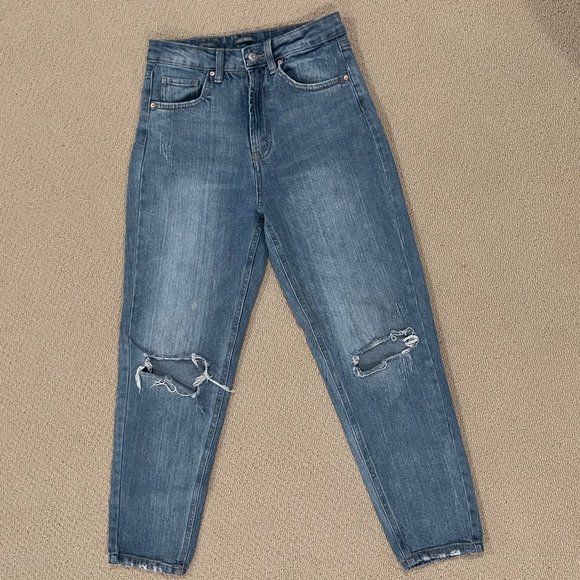 Wild Fable Ripped High Rise Mom Jean - Picture 1 of 5